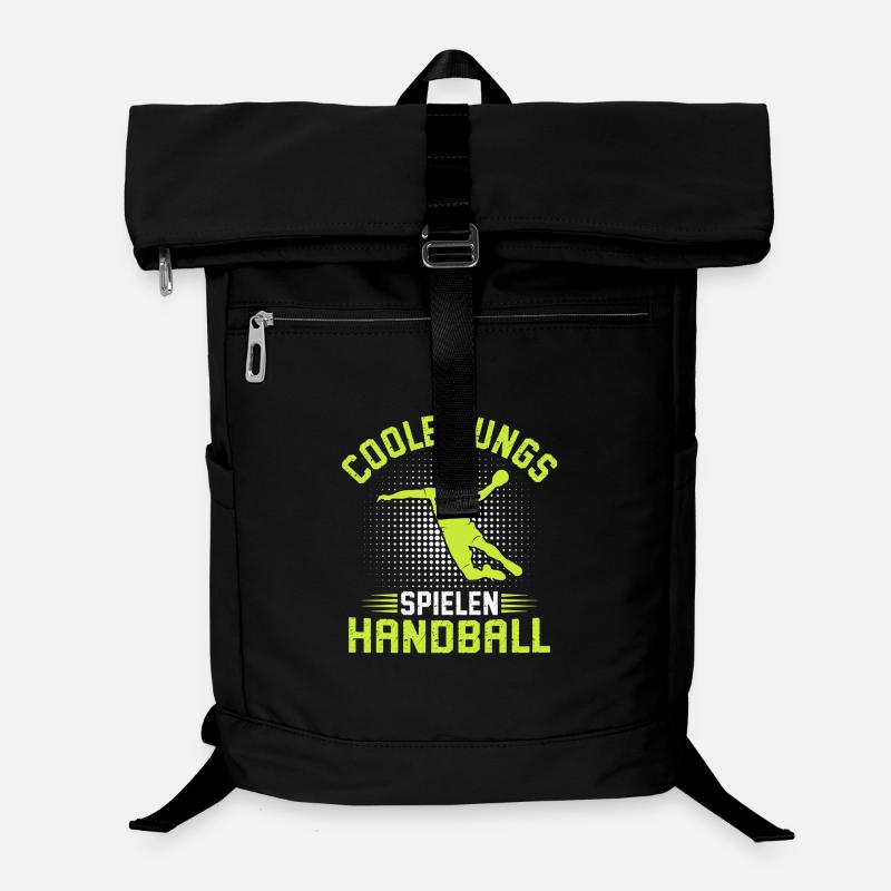 Garçons cool jouant au handball joueurs de handball Sac à dos ordinateur