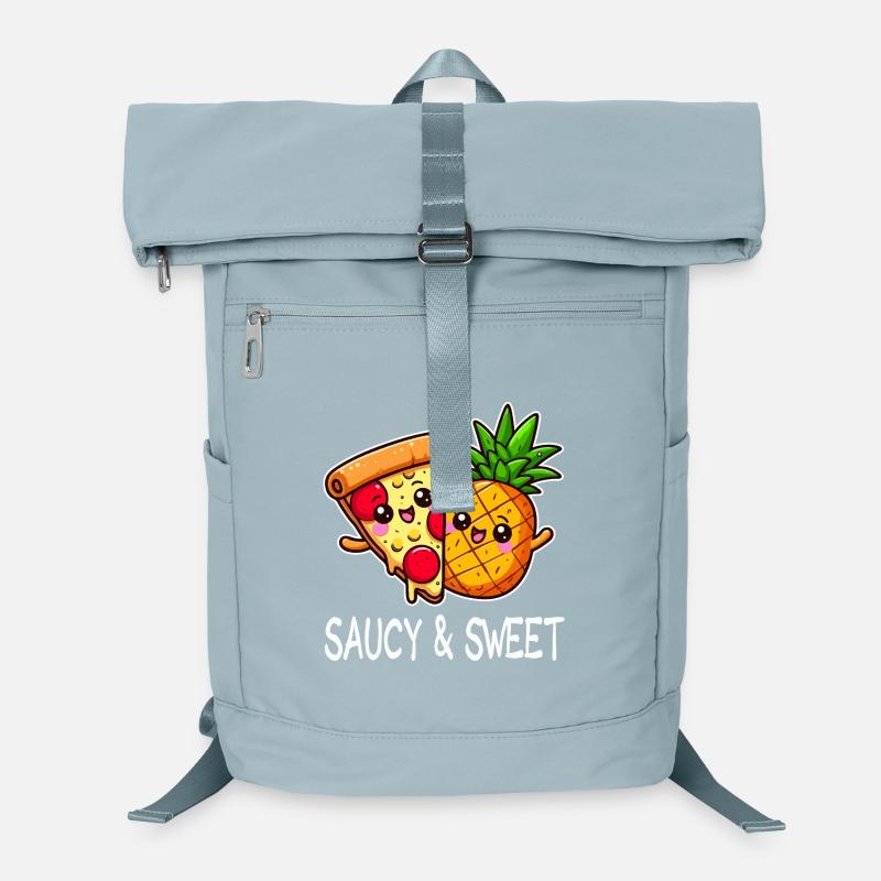 Kawaii Love Ananas Pizza Laptop-Rucksack 