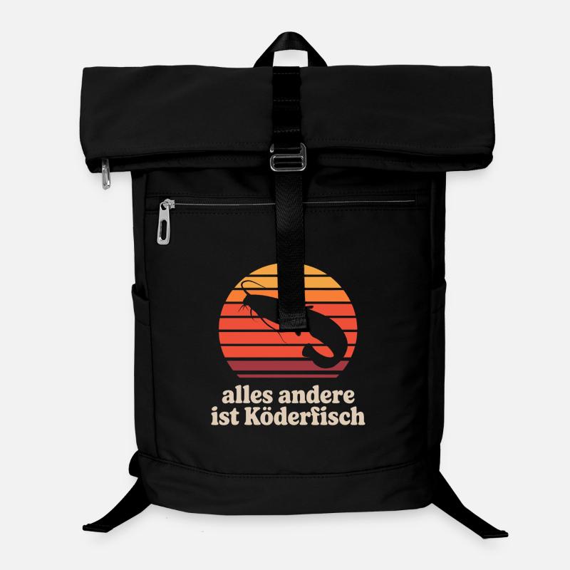 Wallerfischen_alles_andere_ist_Koederfisch_03 Laptop-Rucksack 