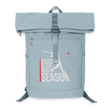 Baseball Season Is The Best Season Fan Spiel Sport - Laptop-Rucksack  - Eisblau - Vorne