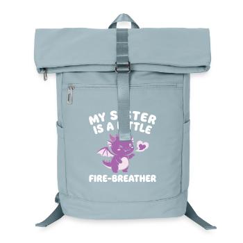 Brother Dragon Cute Sibling - Laptop Backpack - ice blue - Front