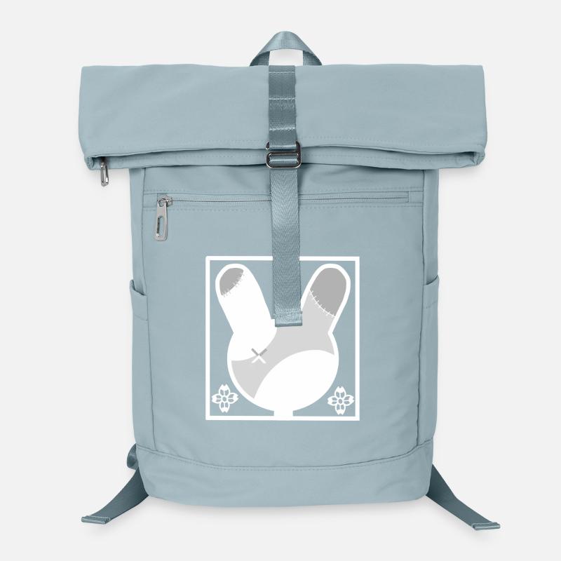 Silhouette du lapin-patchwork Sac à dos ordinateur