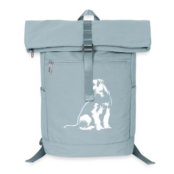 Border Terrier « Édition noire » - Sac à dos ordinateur - bleu glacier - Devant