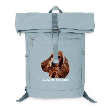 Cocker Épagneul, tête de chien, chien de race, - Sac à dos ordinateur - bleu glacier - Devant
