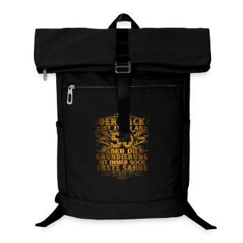 50. Geburtstag Lustiger Spruch - Laptop-Rucksack  - Schwarz - Vorne