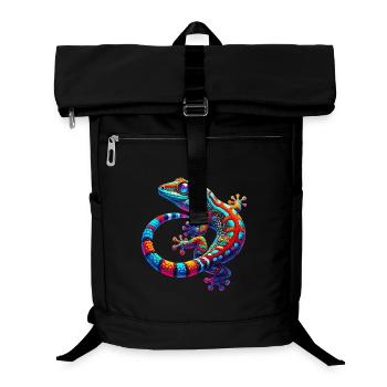 Gecko - Laptop-Rucksack  - Schwarz - Vorne