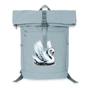 Swan - Laptop Backpack - ice blue - Front