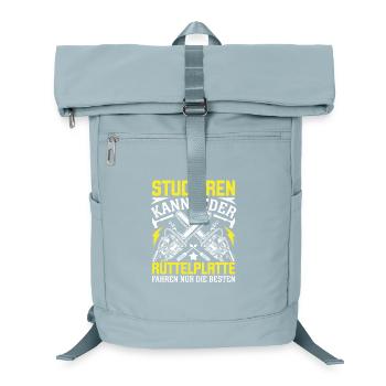 Tout le monde peut étudier - Sac à dos ordinateur - bleu glacier - Devant