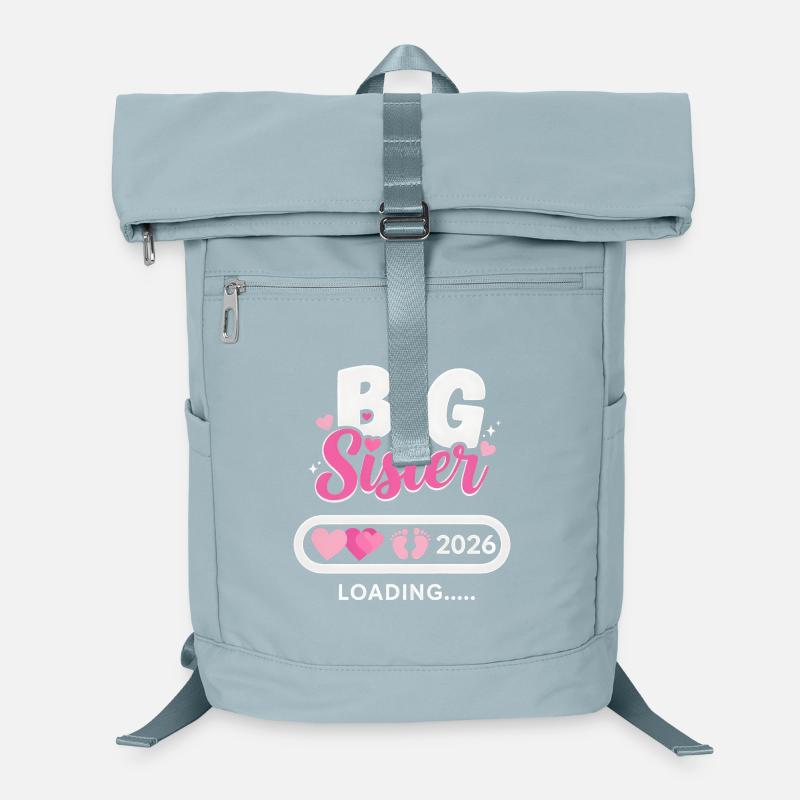 Große Schwester Loading 2026 | Ankündigung Shirt Laptop-Rucksack 