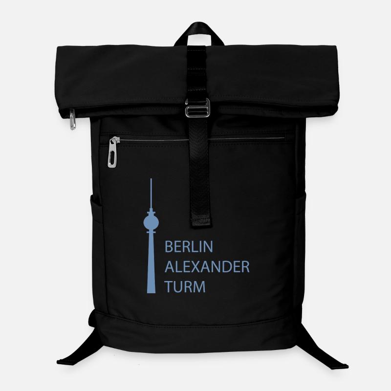 Lustiger Berlin Fernsehturm Parodie Minimal  Laptop-Rucksack 