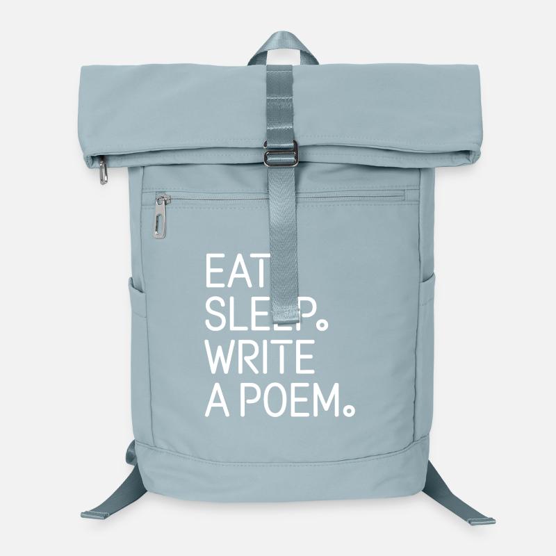 Eat Sleep Write A Poem Laptop Backpack