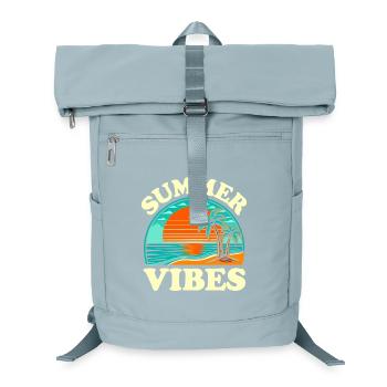 Sommer Vibes Strandsonne - Laptop-Rucksack  - Eisblau - Vorne
