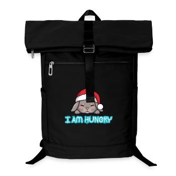 Weihnachten Gourmet Hase - Laptop-Rucksack  - Schwarz - Vorne