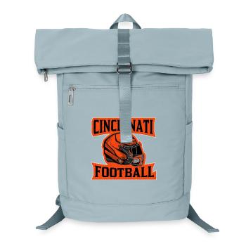 Casque de football de Cincinnati orange - Sac à dos ordinateur - bleu glacier - Devant