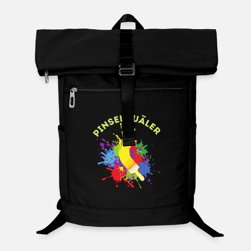 Pinselquäler Maler Handwerker Lackierer Pinsel Laptop-Rucksack 