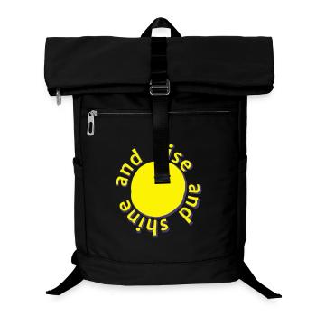 Rise and Shine - Laptop-Rucksack  - Schwarz - Vorne