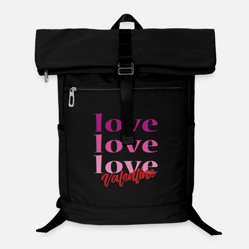 T-shirt Saint-Valentin amour Saint-Valentin Sac à dos ordinateur