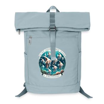 Aquarium Sucht, Aquarium Liebe, Skalare - Laptop-Rucksack  - Eisblau - Vorne