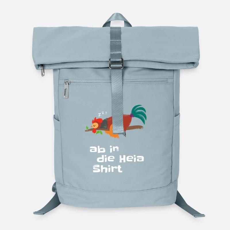 Off to bed shirt - Good night pajama rooster Laptop Backpack