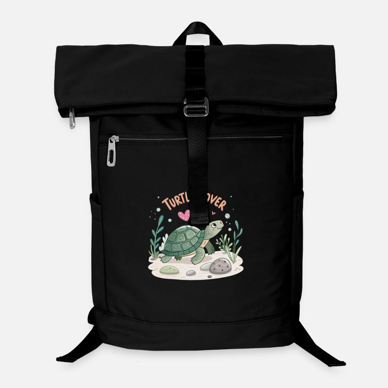 Schildkröte in Liebe Illustration Laptop-Rucksack 