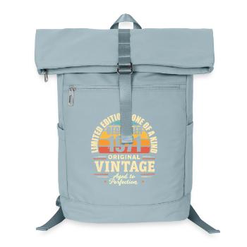 fête d anniversaire décembre 1971 - december 1971 - Sac à dos ordinateur - bleu glacier - Devant