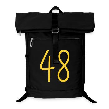 48 - Laptop-Rucksack  - Schwarz - Vorne