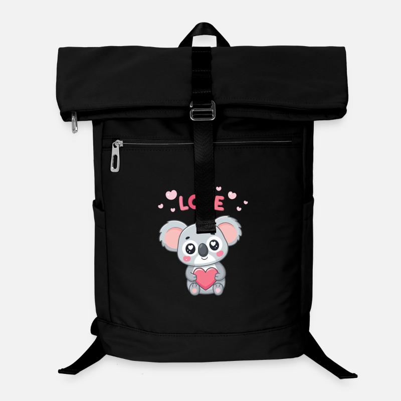 Koala Heart Sweet Love Pastel Laptop Backpack