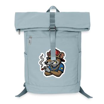 Rattenboss Zigarre - Laptop-Rucksack  - Eisblau - Vorne