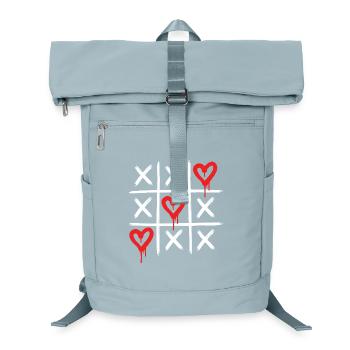 Graffiti Hearts – Dripping Love Street Art - Laptop Backpack - ice blue - Front