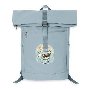 Koala Cool mit orangefarbener Brille - Laptop-Rucksack  - Eisblau - Vorne