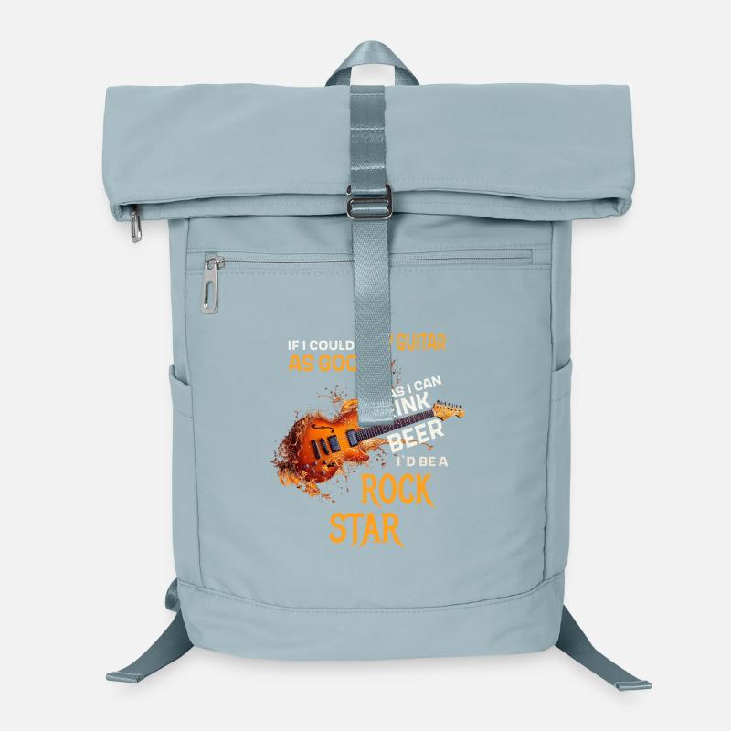 If i could play guitar as good as i can drink Beer Laptop-Rucksack 