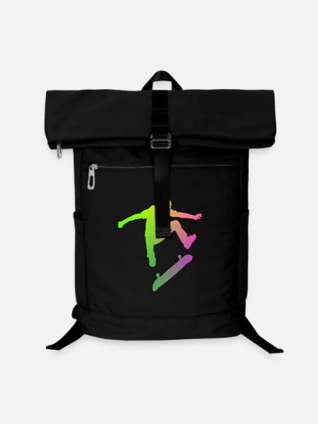 Skater - Laptop-Rucksack  - Schwarz