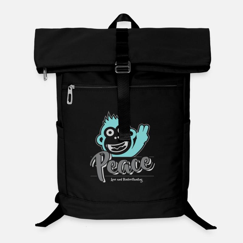 Peace love and understanding Laptop Backpack