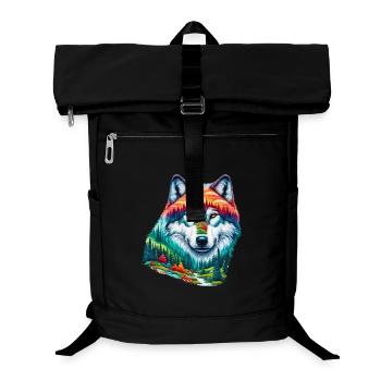 Loup - Sac à dos ordinateur - noir - Devant
