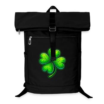 Trèfle à quatre feuilles - Sac à dos ordinateur - noir - Devant