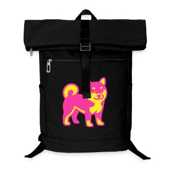 Shiba Dog Pop Art - Laptop Backpack - black - Front
