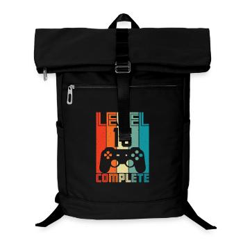 15. Geburtstag Gamer – 15 Jahre Level 15 Complete - Laptop-Rucksack  - Schwarz - Vorne