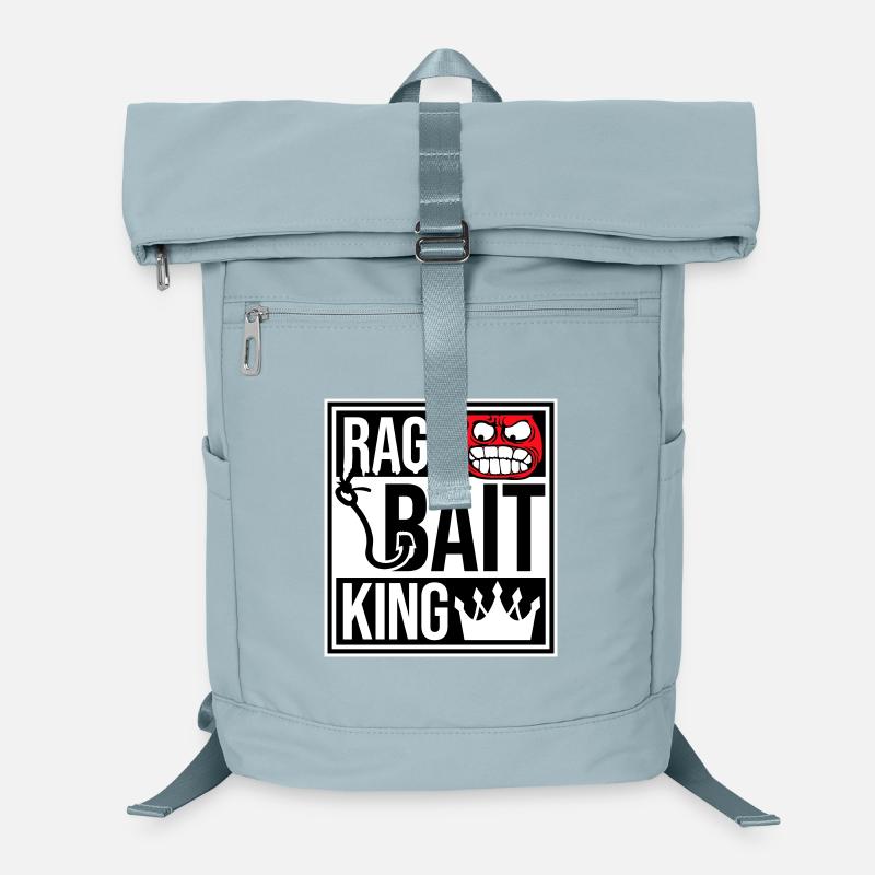 Rage Bait King Online Troll Attention Fun Laptop Backpack