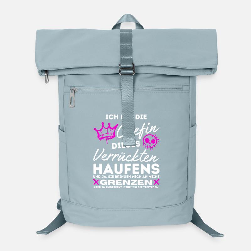 Chefin dieses Verrückten Haufens Geschenke Chefin Laptop Backpack