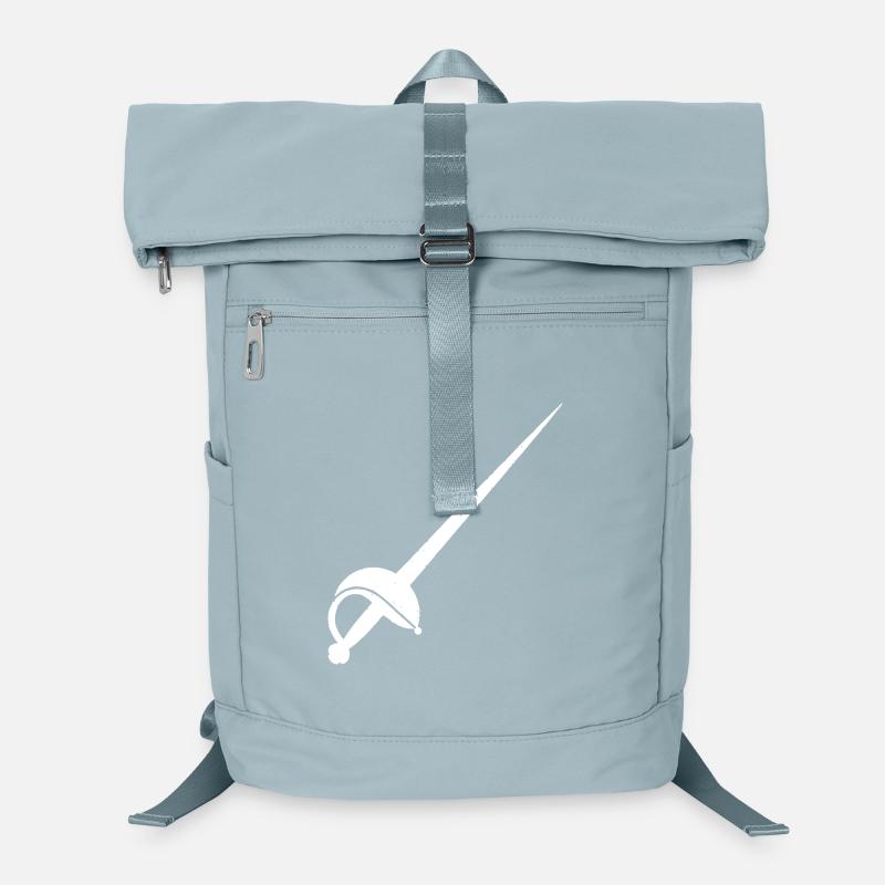 Degen Fechten Musketier Waffe Vektor Laptop-Rucksack 