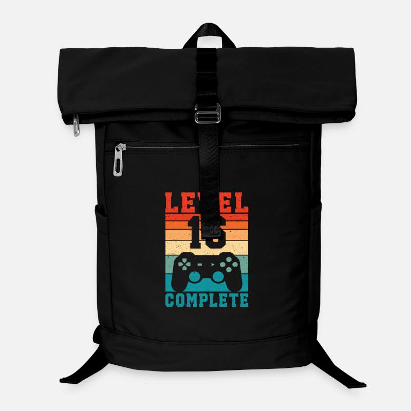 16th Birthday Level 16 Complete 16 Years Gamer Laptop Backpack