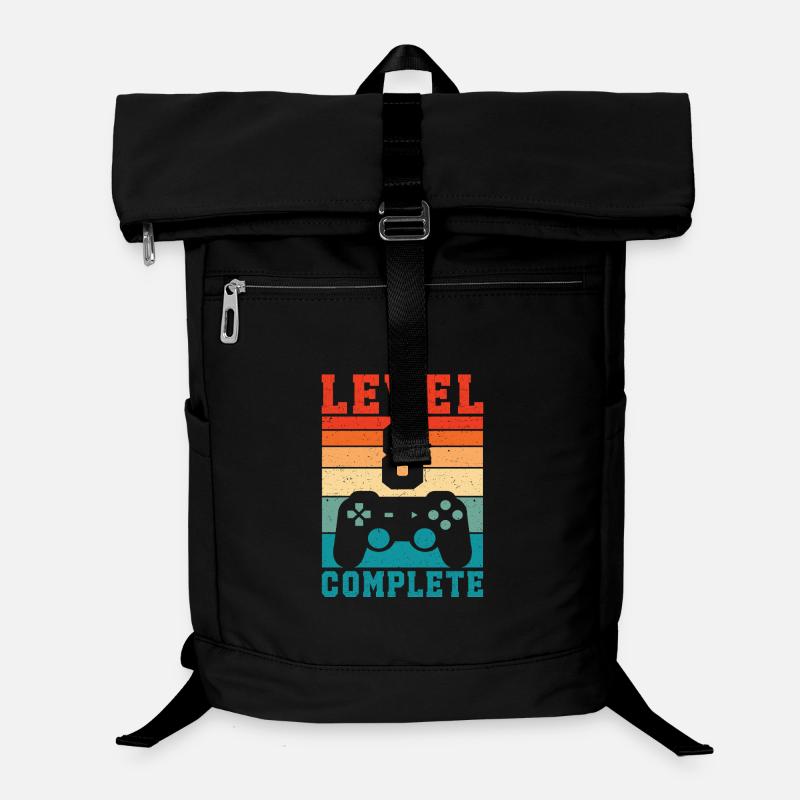 8e anniversaire Niveau 8 Joueur complet 8 ans Sac à dos ordinateur