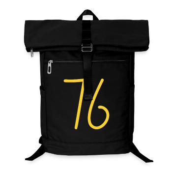 76 - Laptop Backpack - black - Front