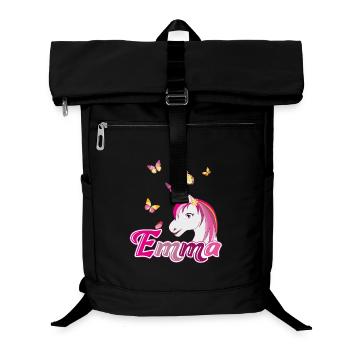 Emma, maiden name, favorite name - Laptop Backpack - black - Front