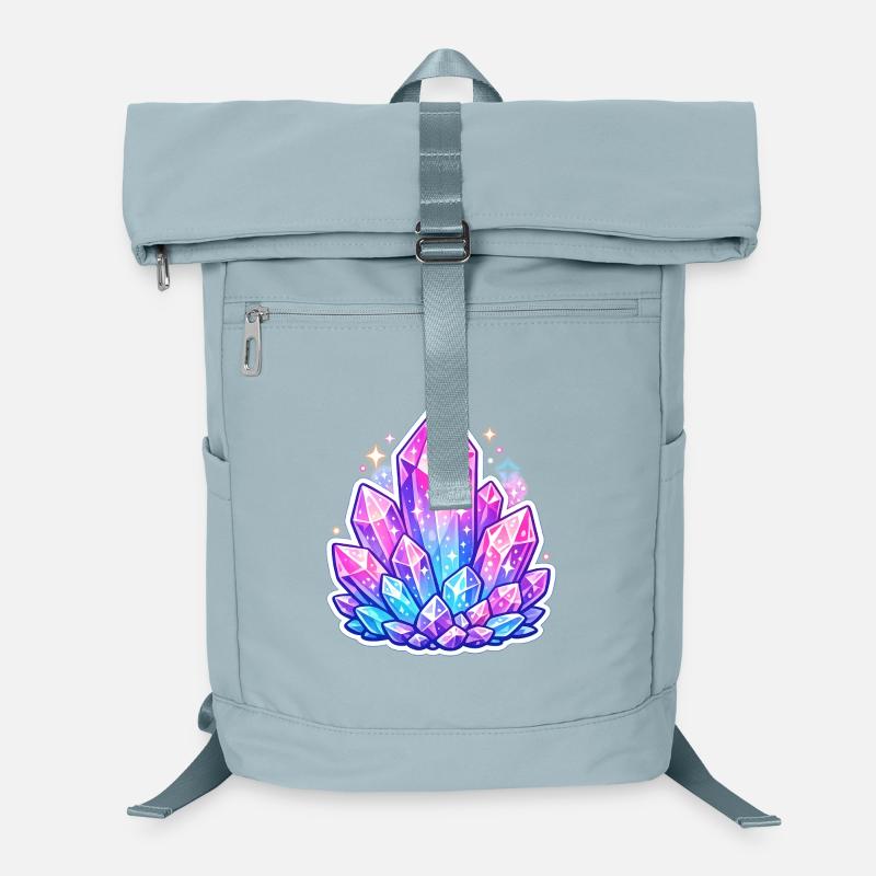 Rêves de cristal colorés Sac à dos ordinateur