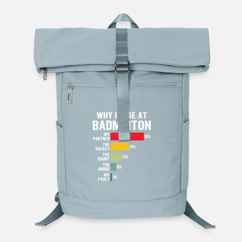 Why I Lose at Badminton Laptop Backpack