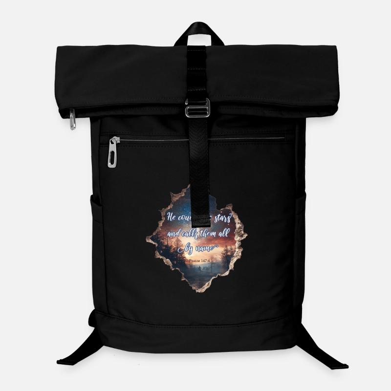 Bibelvers Christlich Religiös Laptop-Rucksack 