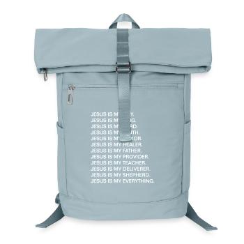 Jesus is my way. Jesus is my King.  - Laptop-Rucksack  - Eisblau - Vorne