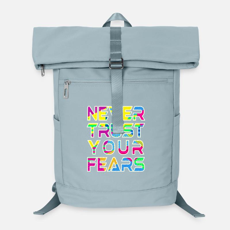 Niemals Angst vor W Laptop-Rucksack 