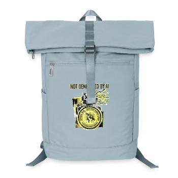 AI Human Error - Laptop Backpack - ice blue - Front
